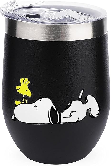 Amazon スヌーピー 人気 タンブラー ふた付き 350ml ステンレス リュ サーモス タンブラー 魔法瓶 ビール コーヒーカップ タンブラーグラス オンライン通販