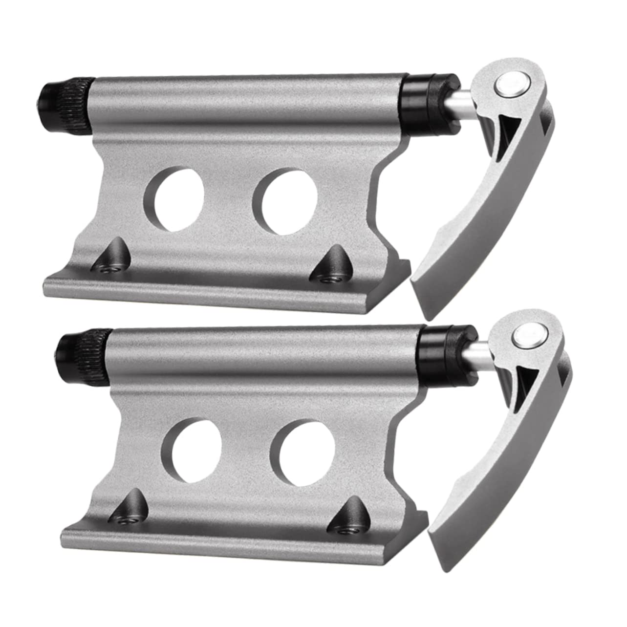GAROZATION 2pcs Quick Release Bicycle Fork Mount Stable Bike Fork Lock for Secure Transport for Car Travel Durable Design Deep Color