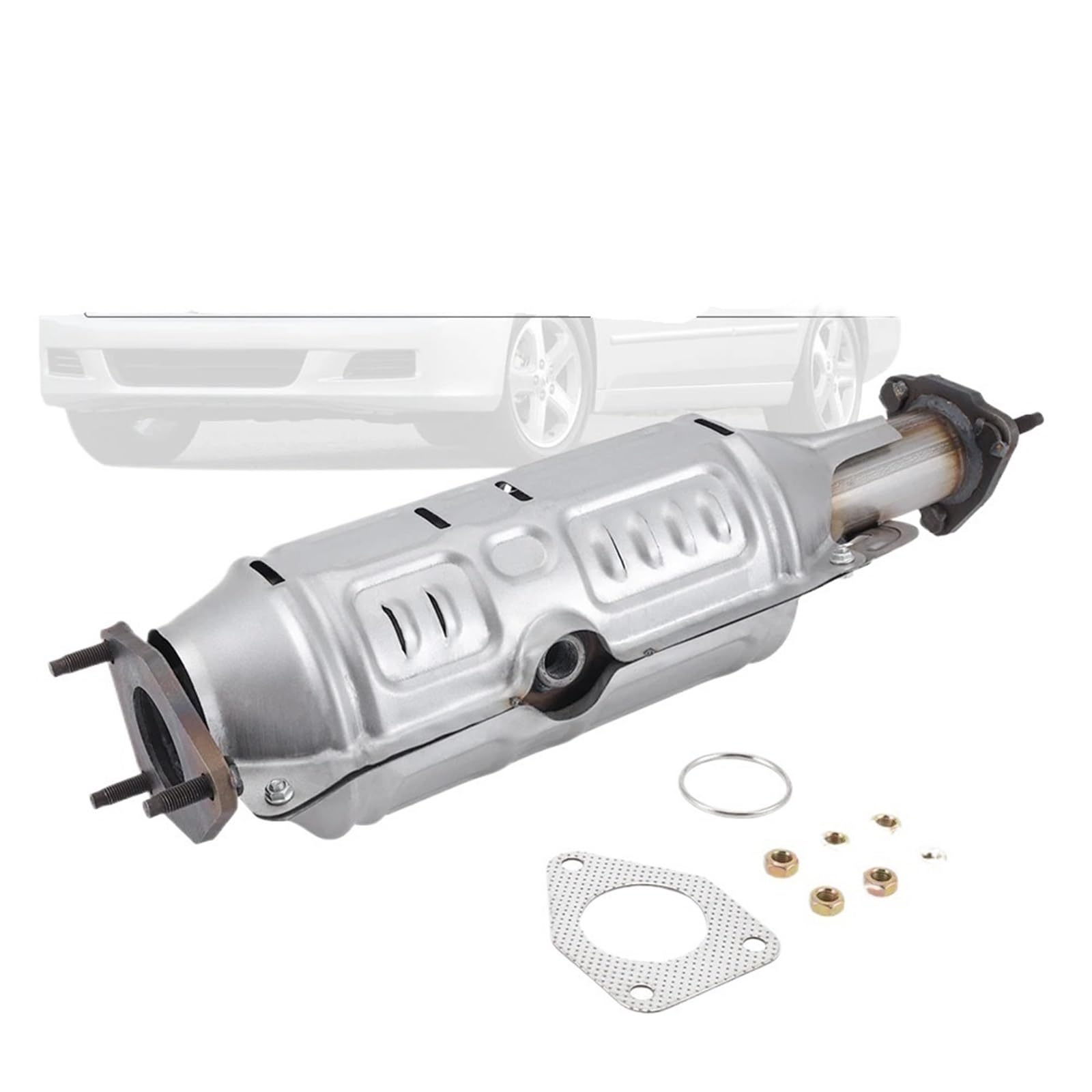 Catalizador Motor Compatible con Honda Accord 2.4L 2003-2007, convertidor catalítico de ajuste directo 16299 con juntas catalizador gases escape(Without heat sheild)