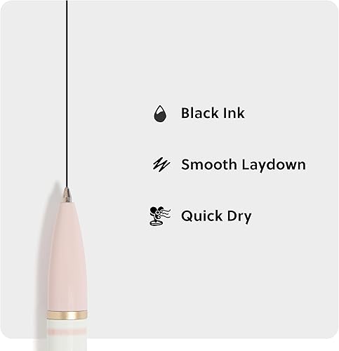 Miniatura 4 de U Brands 'The Monterey' - Bolígrafo retráctil, a rayas, tinta negra, paquete de 2 (486U06-48)