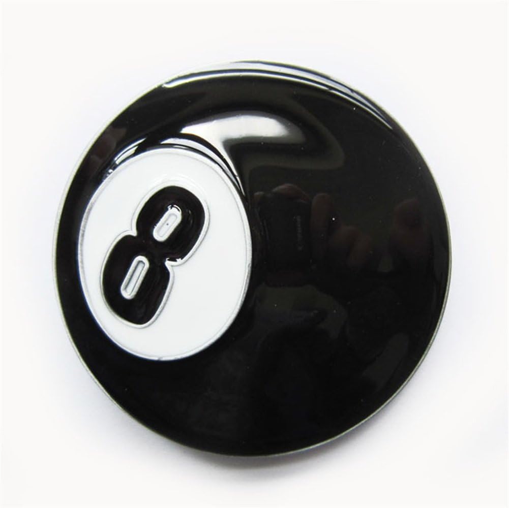 JEAN'S FRIEND Enamel 8 Pool Ball Belt Buckle Gurtelschnalle Boucle de ceinture - Image 5