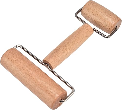 Rodillo de masa, tecnología de revestimiento de rodillos de pizza, agarre cómodo para panadería para el hogar y la cocina