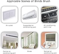 Vista 3 de Herramienta limpiadora de polvo, cepillo ciego veneciano, herramientas de limpieza de polvo