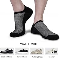 Vista 3 de Tphon Mens No Show Socks, 8 Pairs Non Slip Ankle Socks for Men Low Cut Athletic Liner Sock for Loafer Flats Sneakers