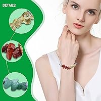 Vista 9 de Natural Gemstone Bracelets, Natural Crystal Chip Bead Bracelet, Natural Gemstone Chakra Crystal Healing Stretch Bracelets, Jewelry Accessories