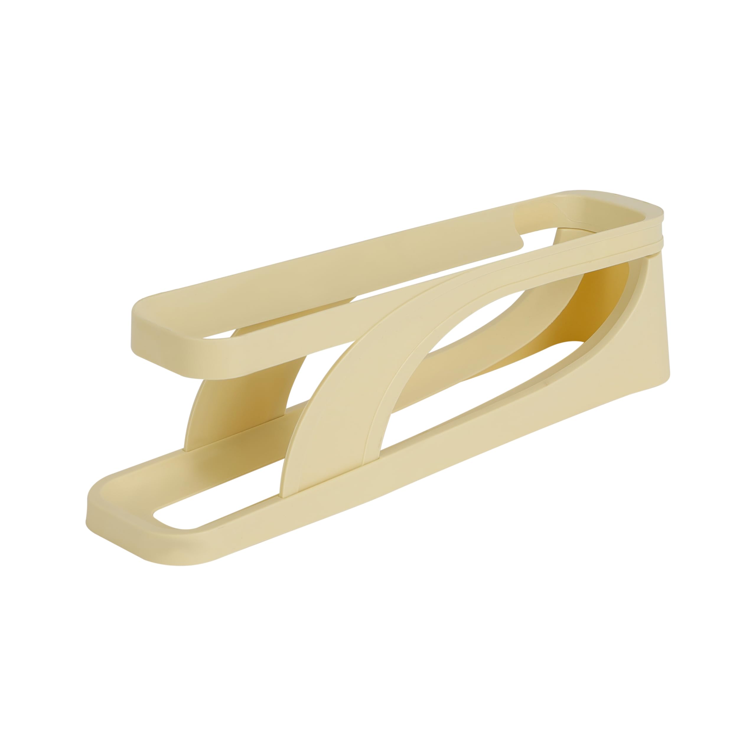 Royalford RF12572 Automatic Rolling 2-Tier Egg Dispenser Storage Container Organizer Bin - Space Saving Gravity Fed Tray for Refrigerator, Countertop, Cabinet - Tilted Design