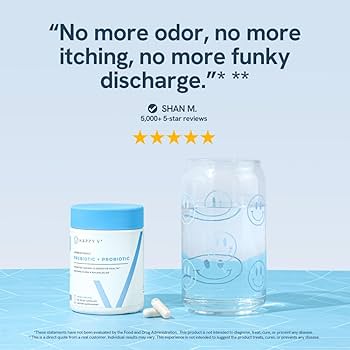 Amazon.com: Happy V Dr. Formulated Vaginal Probiotics for