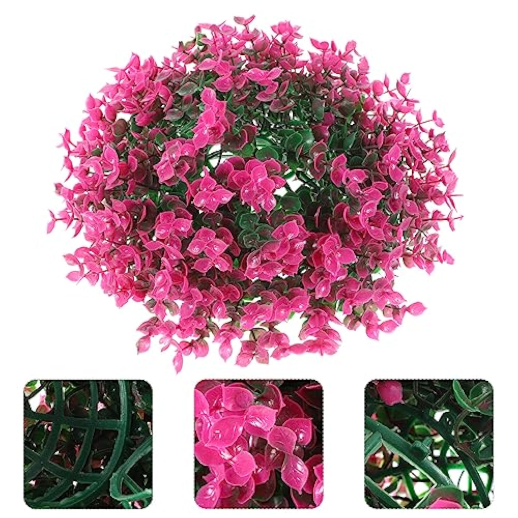 Simulation Grass Balls Ceiling Pendant, Artificial Plant Topiary Ball