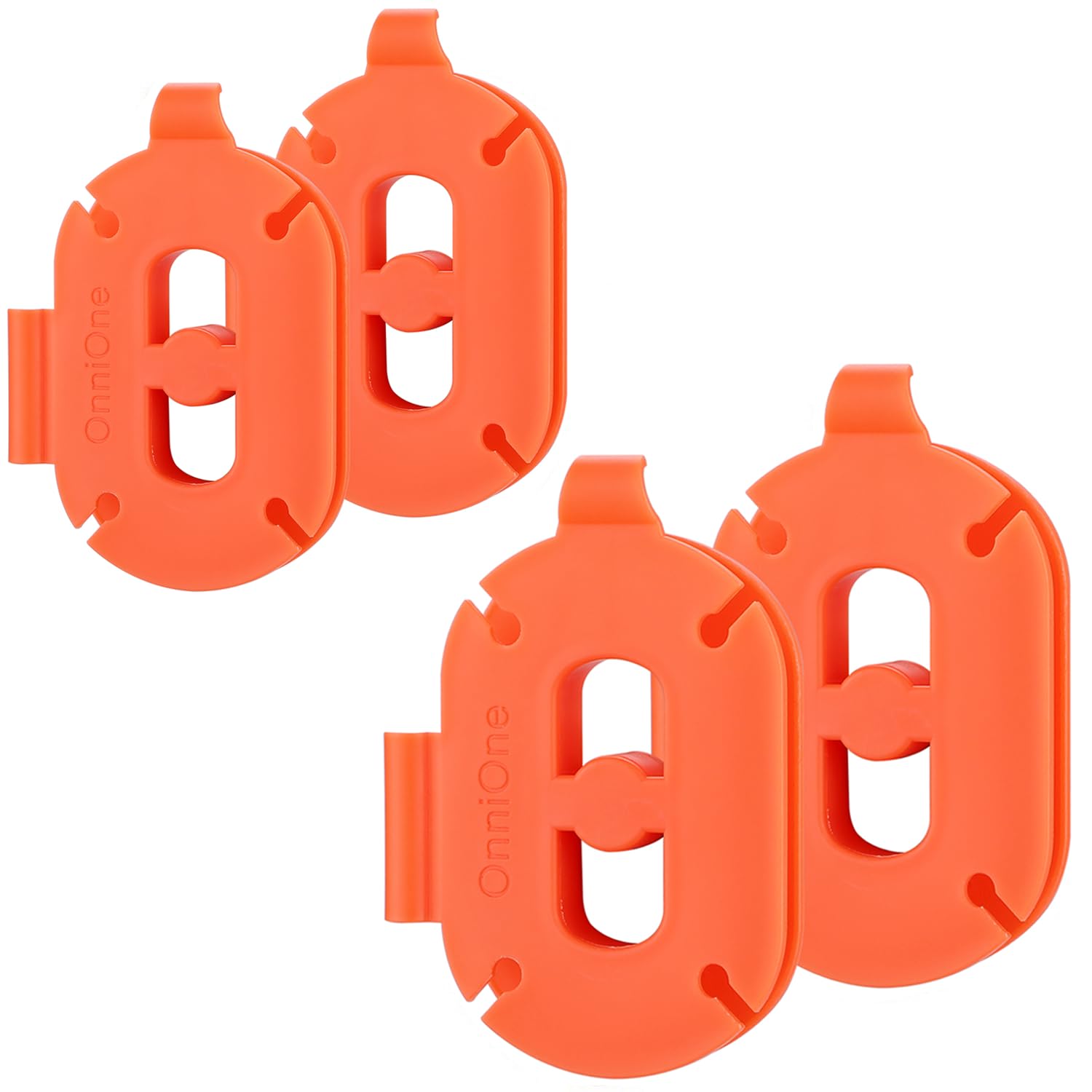 Temperature Probe Spool for BBQ Thermometer with Strong Magnets, Meat Probe Winder Organizer Perfect for Wrapping Wire for Store,Travel, BBQ Grill Accessories Tools - Presents for Men Dad（4-Pack）