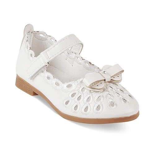 KITTENS Girls White Mary Jane Shoes KTG839WHITE