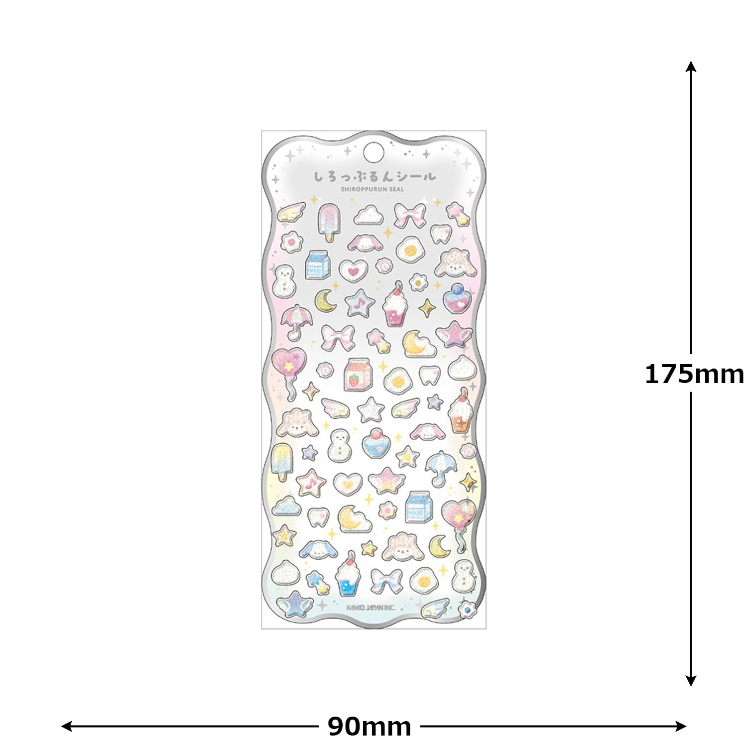 Amazon.co.jp: カミオジャパン シール しろっぷるんシール しろっ