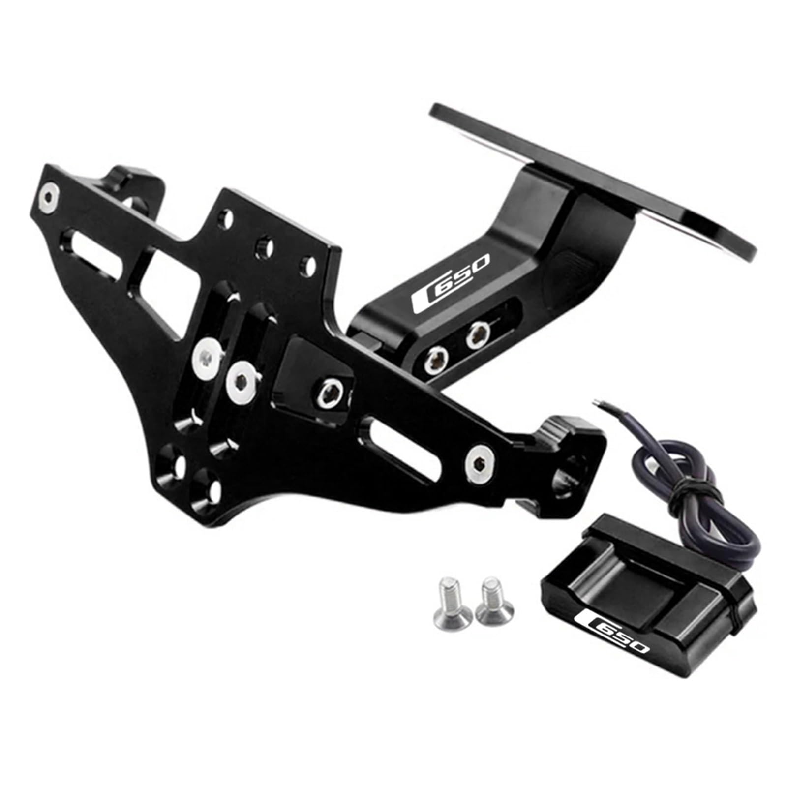Support de plaque moto BMW C650 Sport look épuré pour la ville - 7