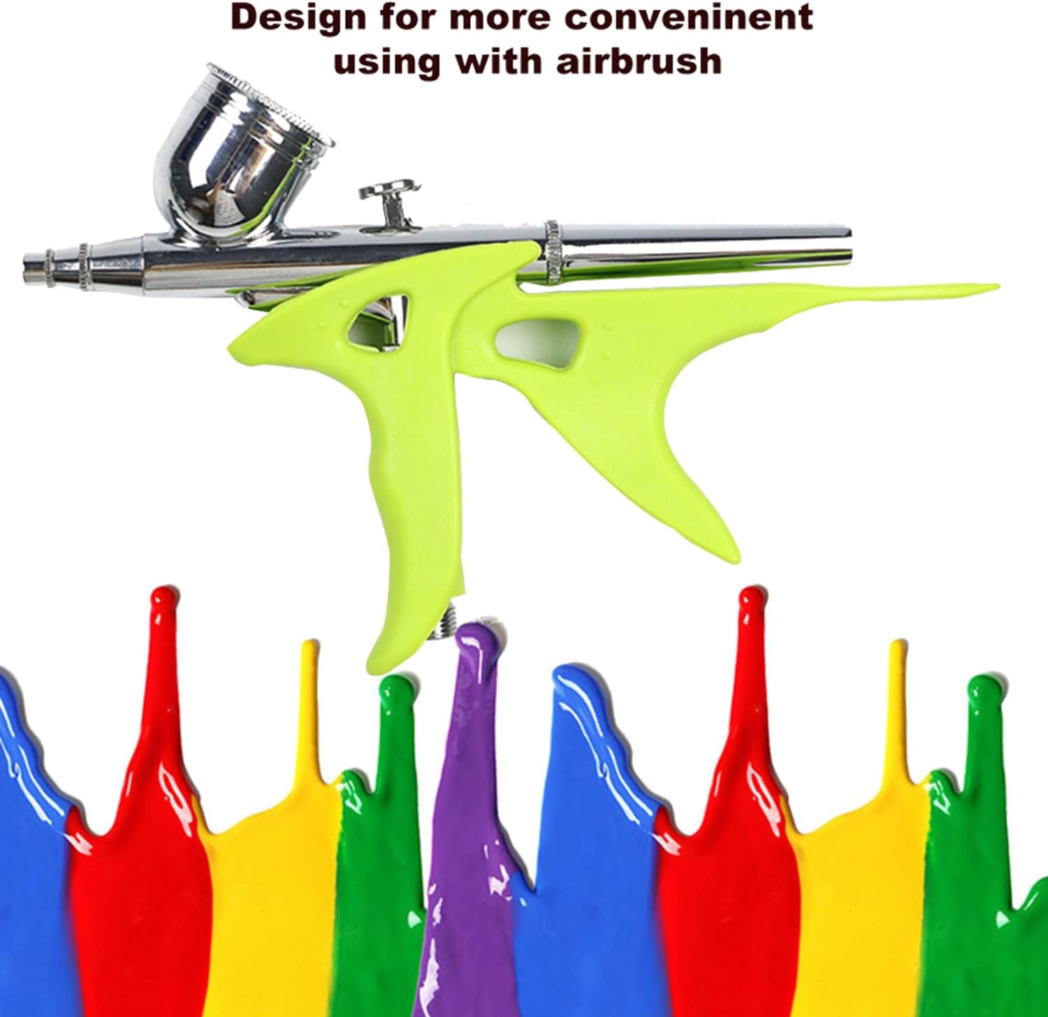 Airbrush Holder Portable Plastic Airbrush Stand for Dual-Action Air Brush Holder Accessory