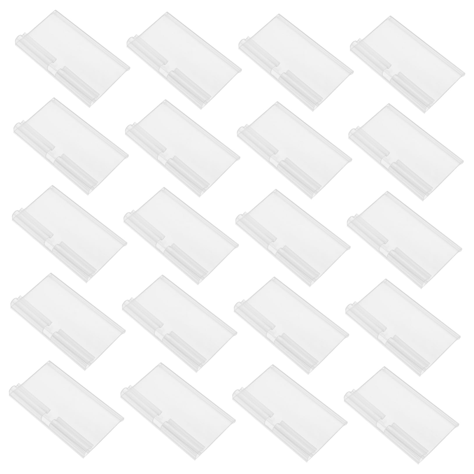 SOLUSTRE 50pcs Plastic Tags Retail Display Tag Holders for Baskets Supermarket and Retail Stores