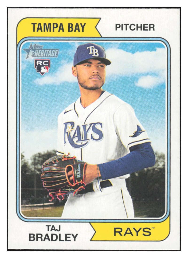 Amazon.com: Taj Bradley RC 2023 Topps Heritage High Number #595 