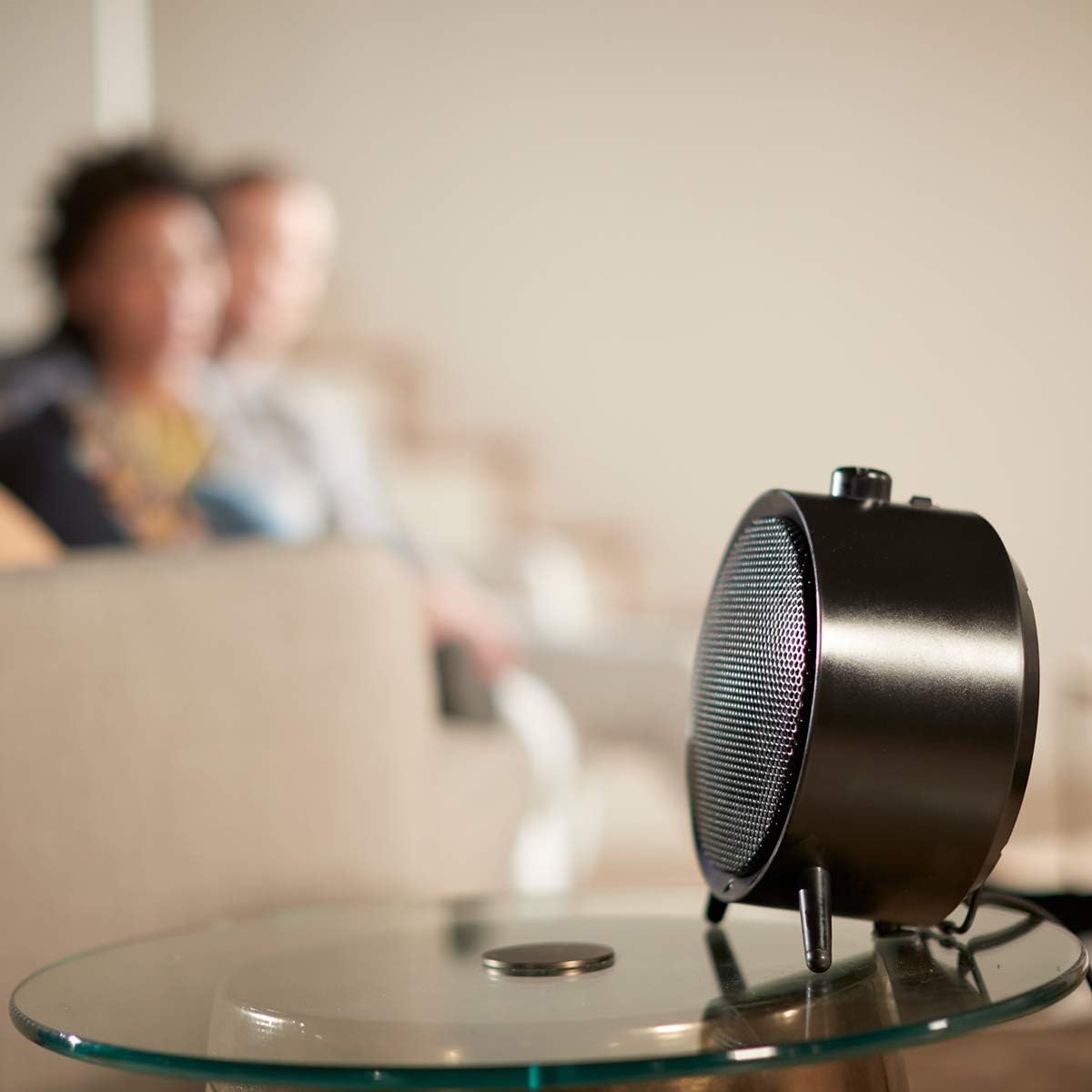 Honeywell UberHeat Ceramic Heater for Powerful Personal Heating in Small Spaces, Black   HCE200B Image