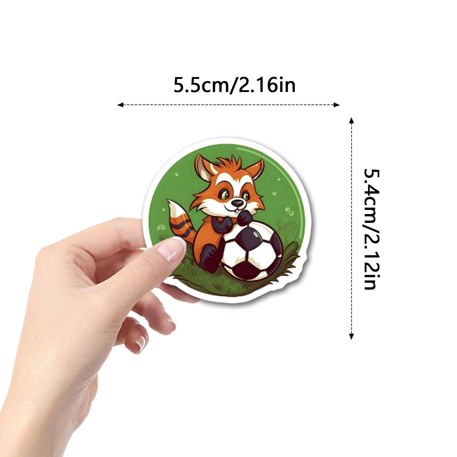 110 Pack Red Panda Cute Animal Stickers Waterproof Cartoon Little Panda Stickers for Water Bottle Laptop Car Bicycle Skateboard Scrapbooking Notebook,Panda Stickers for Kids Teens Adult - Image 4