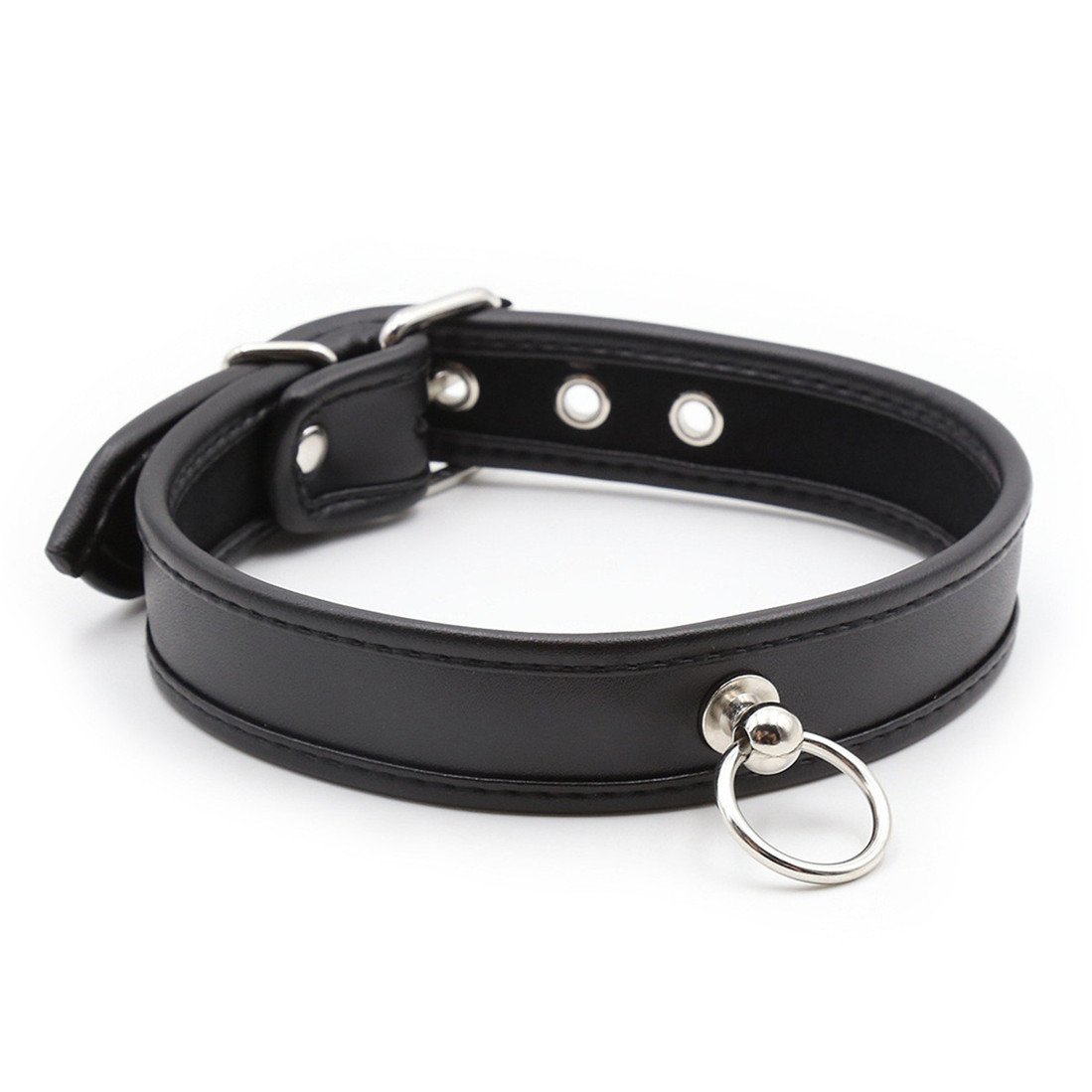 Rapidly Leder Halsband Mit Ring Der O - Erwachsene Sex Spielzeug BDSM Punk  Choker - Einstellbar (Schwarz) : Amazon.de: Drogerie & Krperpflege