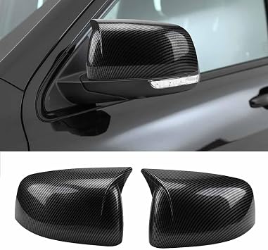 XITER Rear View Side Mirror Cover Side Mirror Cap for Durango 2011-2026/Grand cherokee 2011-2021,Carbon Fiber