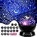 MOKOQI Star Projector Night Lights for Kids, Birthday Gifts for 1-4-6-14 Year Old Girl Boy Kids Bedroom, Glow in The Dark Stars Moon for Child Asleep Peacefully