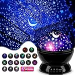MOKOQI Star Projector Night Lights for Kids, Birthday Gifts for 1-4-6-14 Year Old Girl Boy Kids Bedroom, Glow in The Dark Stars Moon for Child Asleep Peacefully - Image 2