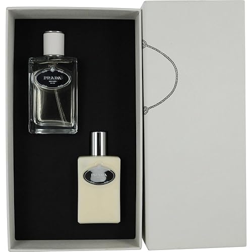 Prada Infusion D'Homme Set (Eau de Toilette Spray y bálsamo para después del afeitado) disponible en Yaxa Venezuela
