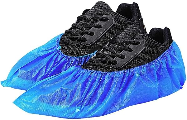 Green Convenience 200 Pack 100 Pairs Disposable Shoe Covers,Dust proof by Green Convenience - Used condition - Image 2