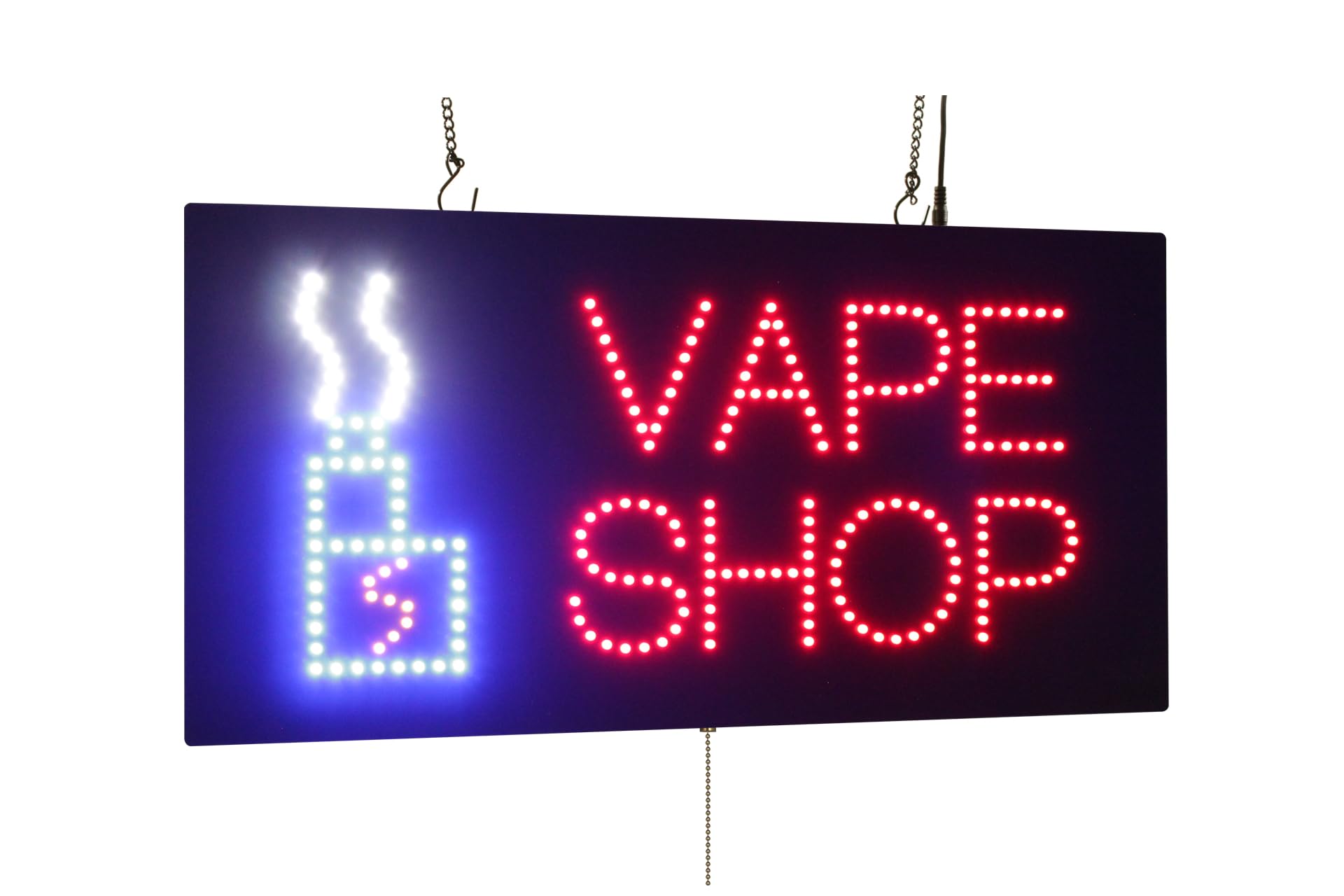 Vape Shop Sign, 24"x12", 60x30cm, TOPKING, LED, Neon, Florescent, Signage,  Signboard, Display, Billboard, Screen, Grand Opening, Gift : Amazon.ca:  Office Products