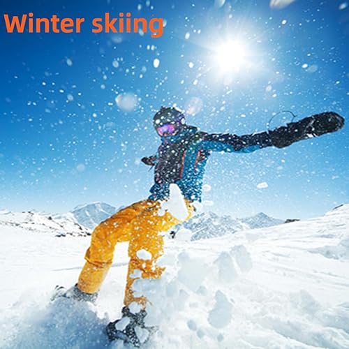 Miniatura 2 de Guantes de esquí impermeables para pantalla táctil, transpirables, cálidos guantes de invierno para nieve y snowboard para clima frío, regalos para