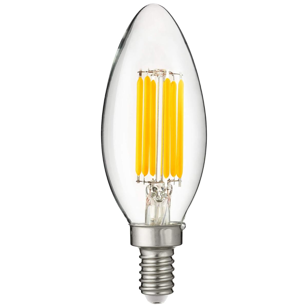 Sunlite 81101 Led B11 Filament Style Chandelier Light Bulb Torpedo Tip 6 Watts