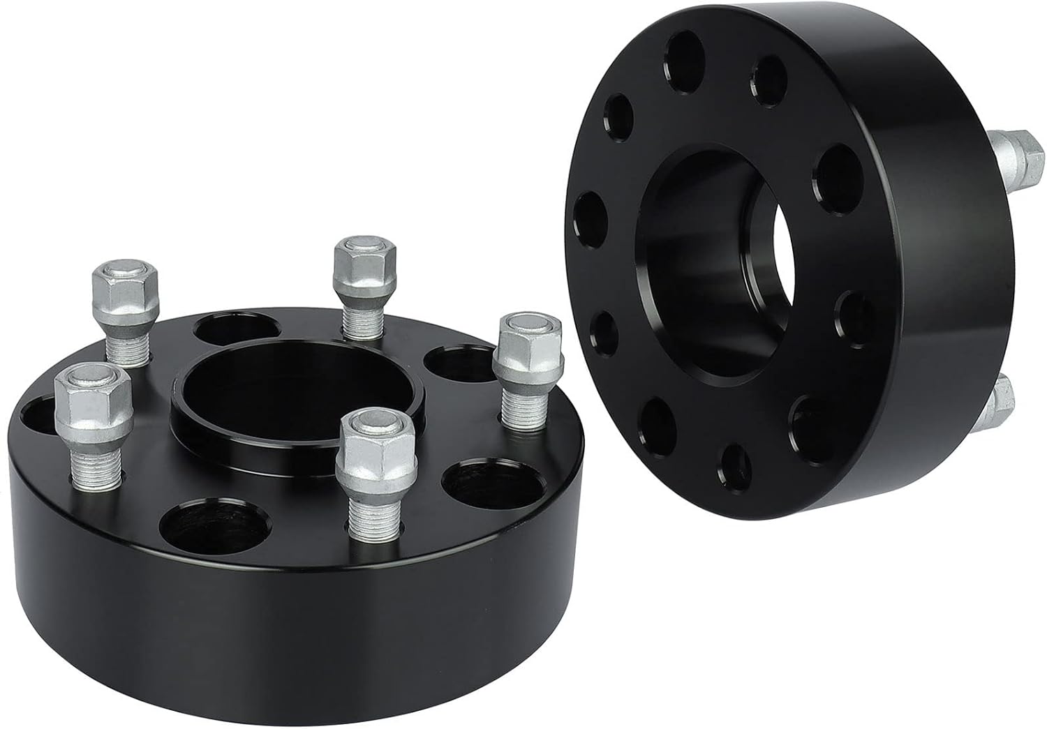 2in 5x5.5 to 5x5.5 5x139.7mm (77.8mm Bore, 9/16-18 Studs) Hubcentric Wheel Spacers Adapter for Chrysler Aspen 07-09, for Dodge Ram 1500 02-10,05-11 Dakota,04-09 Durango;for Ram 1500 11-13