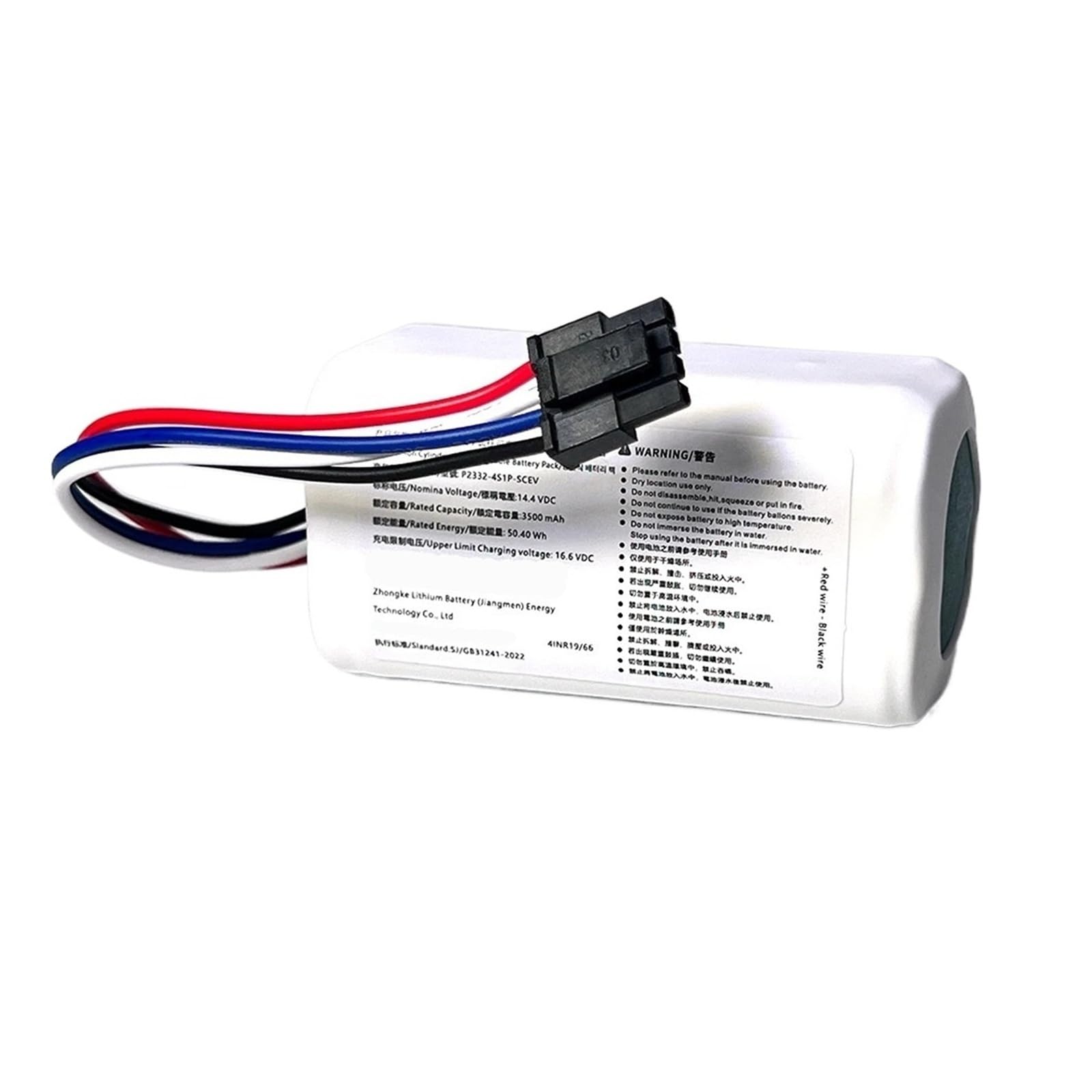 Batería para Xiaomi S20 robot aspirador repuesto de 14,4 V recambio 3500 mAh de litio