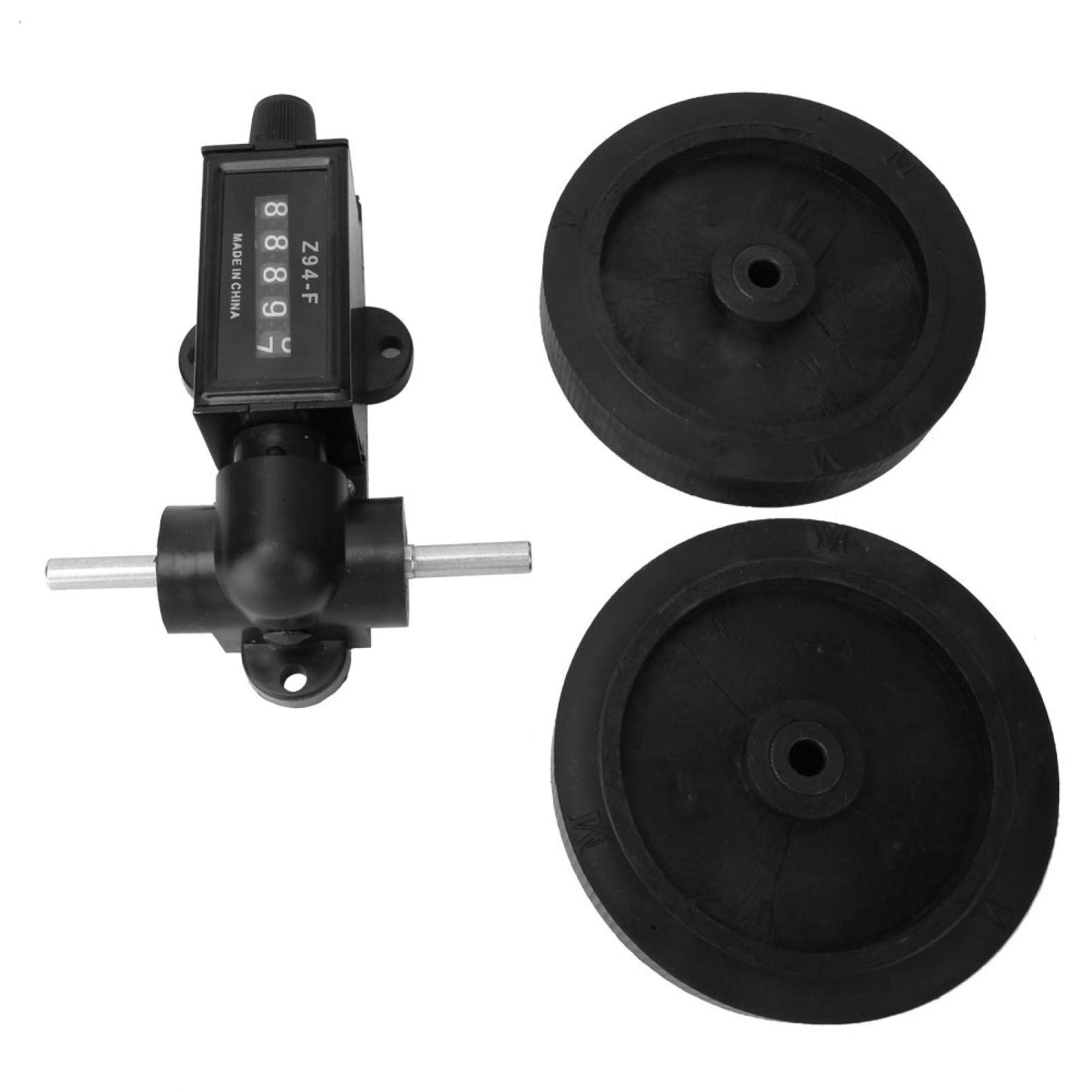 Rotella di misurazione, Z94-F Lunghezza contatore rotante, 1 PC Strumento di misurazione della lunghezza a cinque cifre Cavo in pelle Contatore rotante lunghezza in plastica 0~9999.9