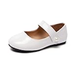 FUNKYMONKEY Toddler/Little Girl Mary Jane Dress Shoes Casual Slip on Ballet Flat