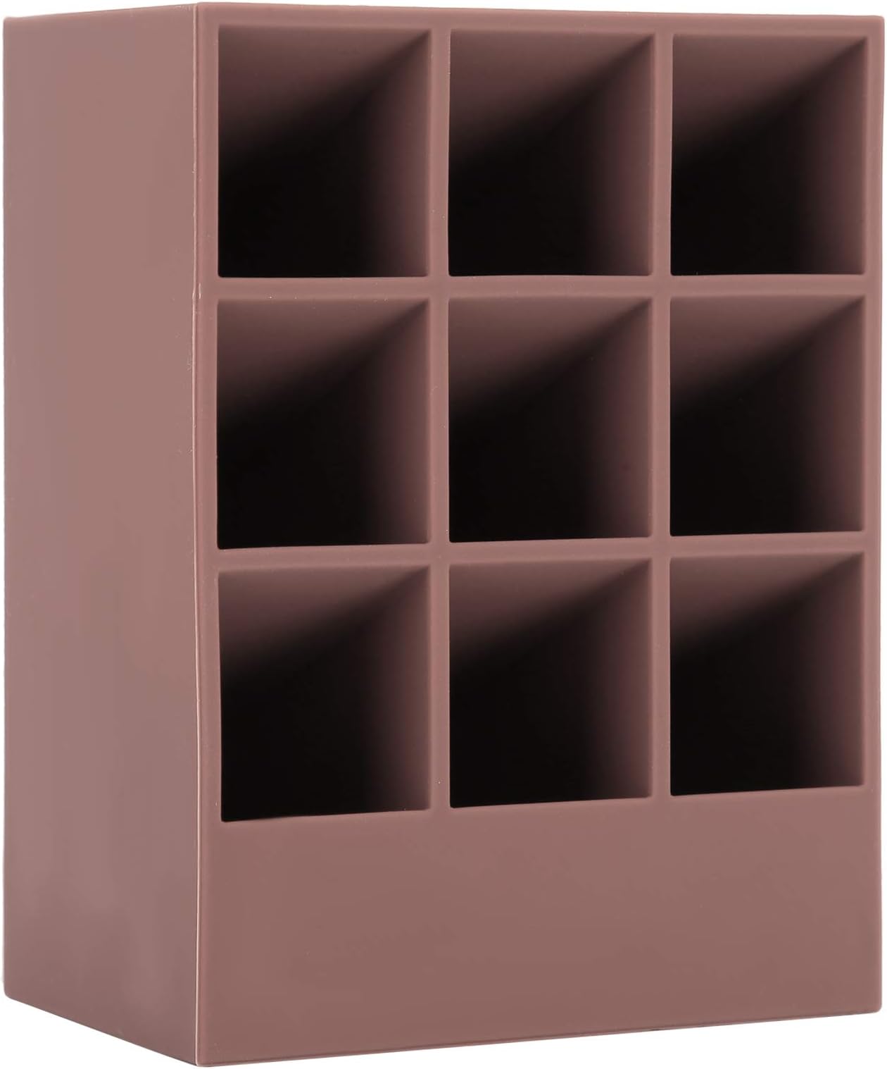 ADIUM 9 Slot Display Holder Can Be Combined and Used at Will Good Resilience Lipstick Holder, for Women Home Girls Office(Pink Purple-9 Grid Lipstick Box)