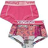  Vingino 2-er Pack Shorts Patchwork Girls-104 - Kindermode : Mädchen