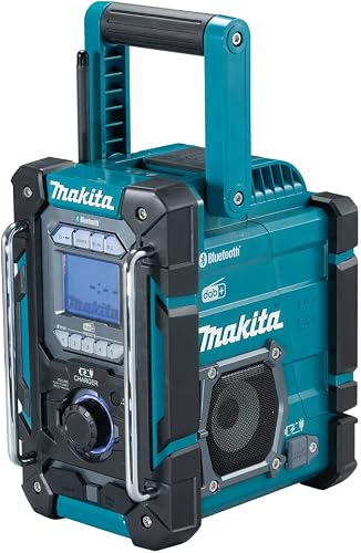 Makita DMR301 DAB/DAB+ Job Site Radio with Bluetooth – Batteries and Charger Not Included - 1