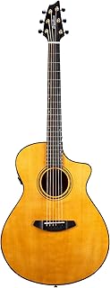 Breedlove Performer Pro Concert CE 6-String European Spruce Top Acoustic Electric Guitar with Slim Neck and Stain Black Bridge (Right-Handed, Aged Toner)
