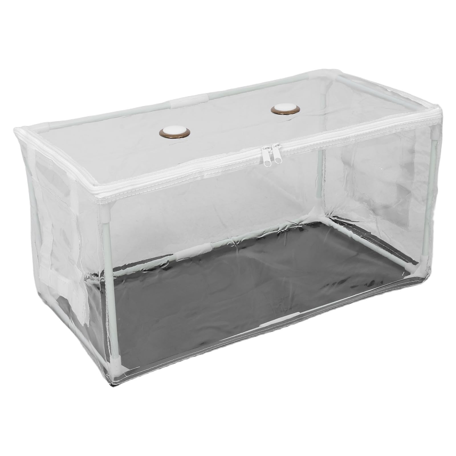 BESPORTBLE Tente de Culture avec Étagères Intégrées, Structure Ajustable en PVC Isolant Noir et Ventilation Réglable en Période Froide pour Champignons Culture à Domicile