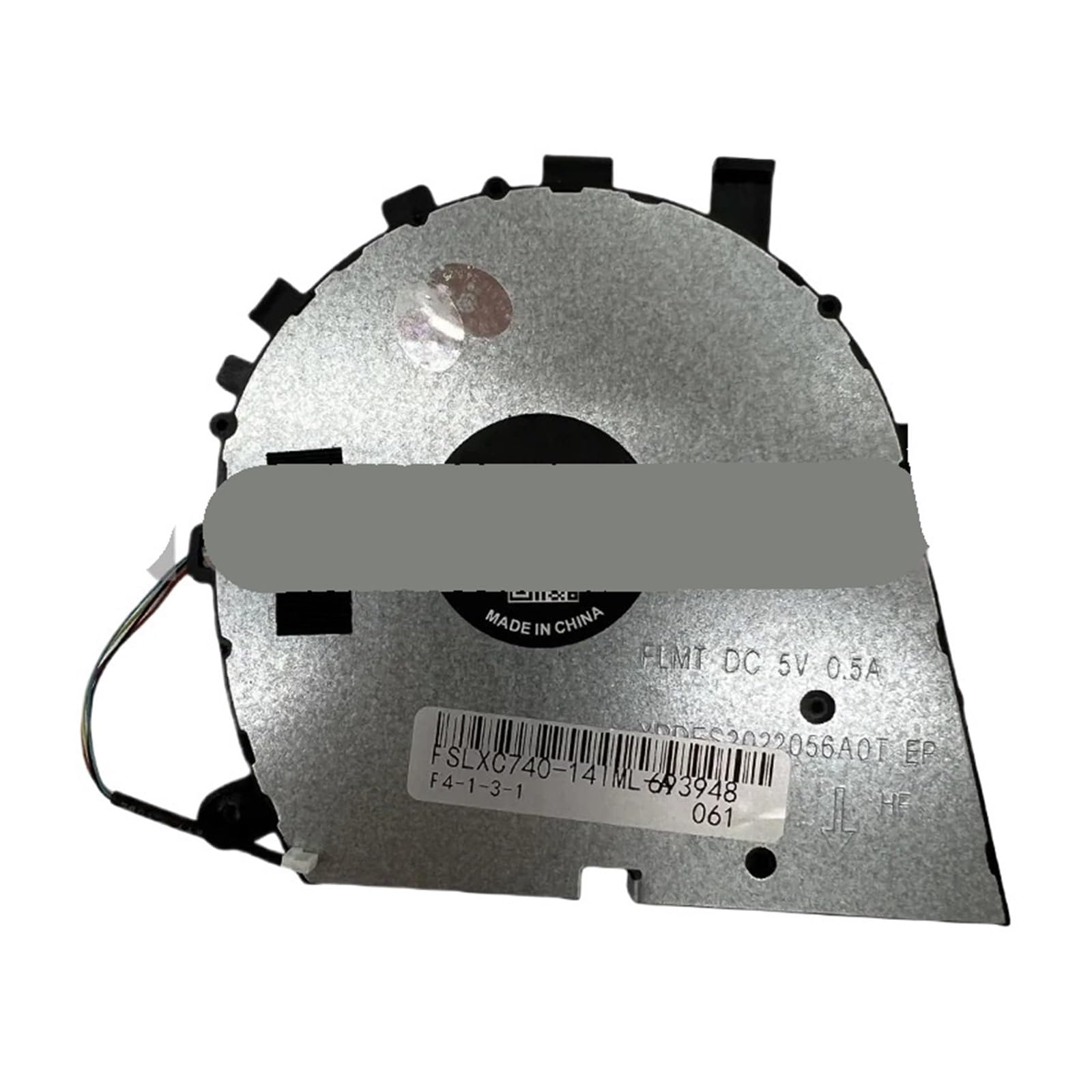 JJKKOZVQF CPU Cooling Fan C740-14 FLMT C740-14IML Radiator Fan DC5V DFS2001054A0T 0.5A