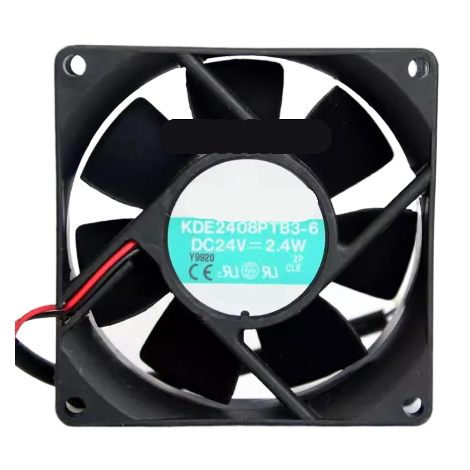 JJKKOZVQF 80X80X25mm KDE2408PTB3-6 8025 24V 2.4W 80mm server inverter axial cooling fan