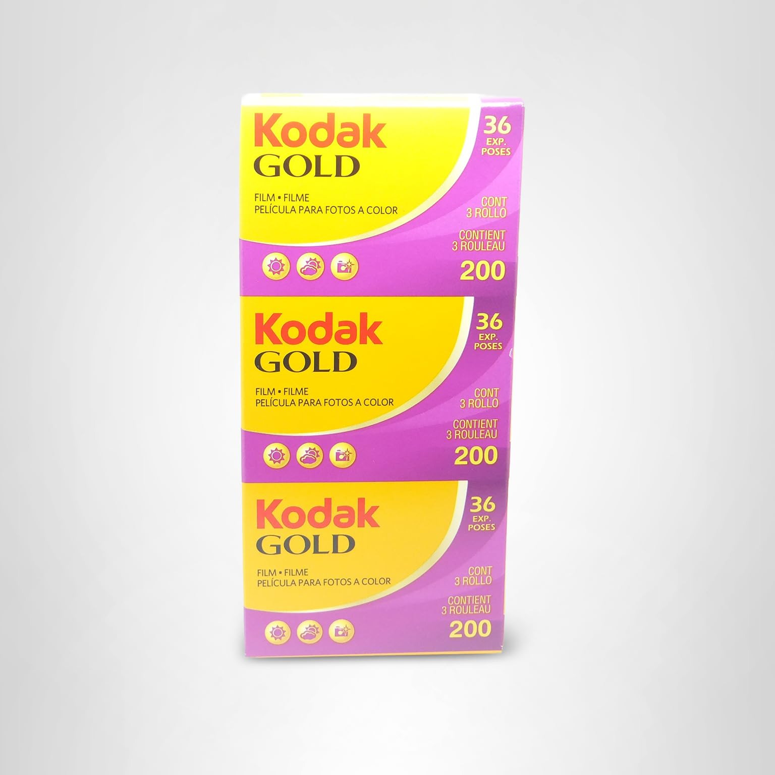 Amazon.com : Kodak Kodacolor Gold 200GB 135-36 CN 3P Film