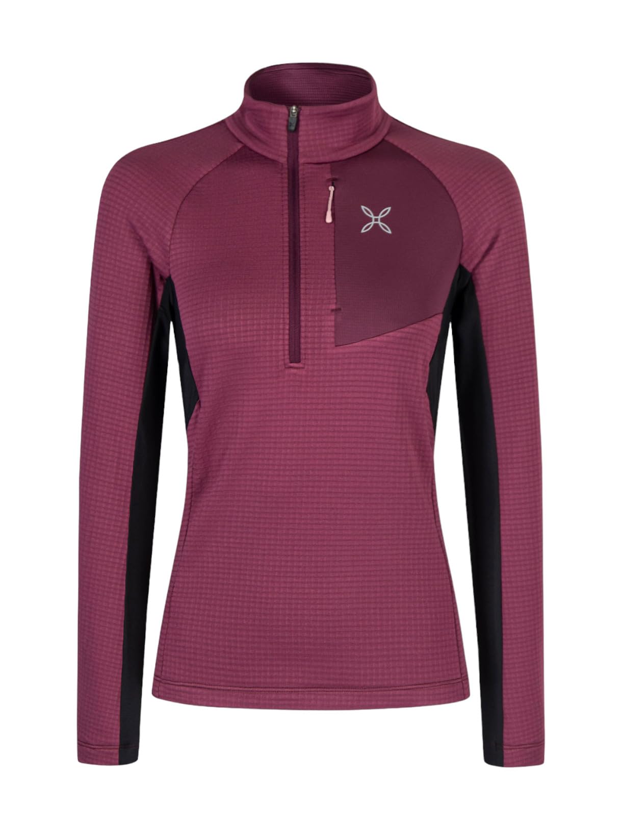 Stretch Color 3 Zip Maglia W. vinaccia/light rose (1401) L
