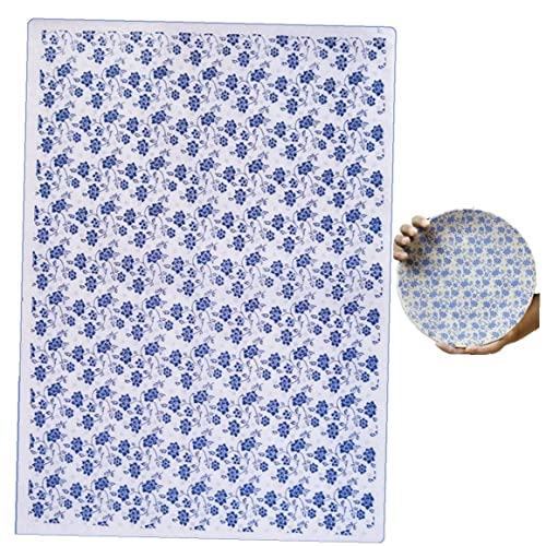 YOUXIU Papel De Flores De Esmalte Papel De Porcelana Decal Decal Decal Cerámica Cerámica Transferencia De Cerámica Papel De Cerámica Cover