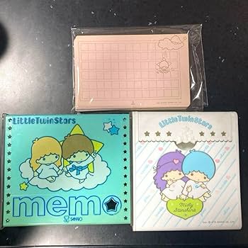 リトルツインスターズ メモ帳セット ゆうこりん かくれんぼ ミダシツキメモ リトルツインスターズ - キキララ リトルツインスターズ