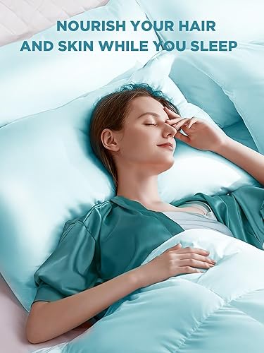 Miniatura 56 de Funda de almohada de seda de morera para cabello y piel, 22 Momme - Funda de almohada de seda natural con cremallera oculta, 6A, suave y lisa de una