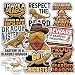 BAVAHA (10pcs-3in) Bearded Dragon Stickers Pack Lizard Pogona Sticker Reptile Decal Bearded Dragon Accesories Nature Wildlife Animal Lovers Gift Decorations Tank Car Laptop Water Bottles Luggage Phone
