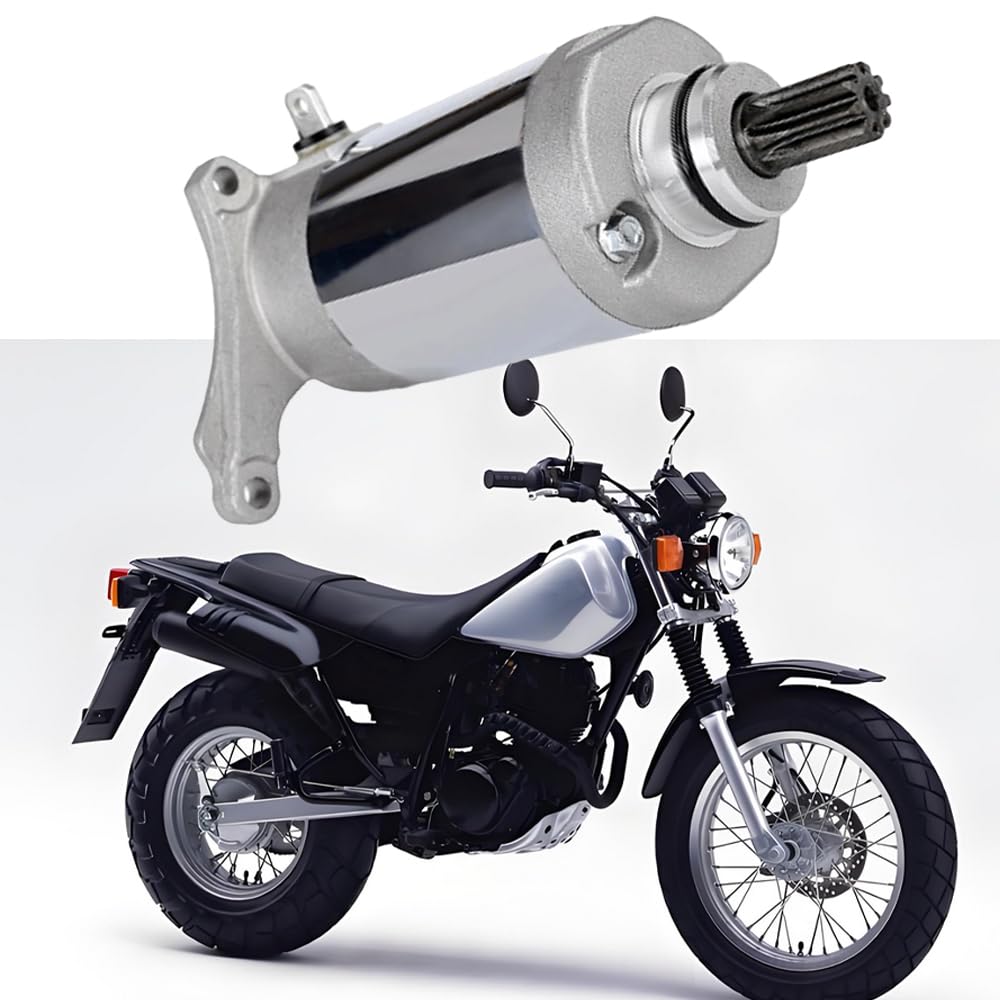 Riloer Démarreur électrique de rechange, démarreur électrique en métal pour moto, pièces de moteur de démarreur automatique compatibles avec Yamaha TW125 TW200 XT225 TT-R225, 4JG-81890-00