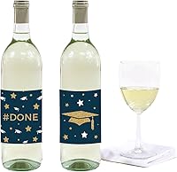 Vista 30 de Andaz Press Colección de fiesta de graduación azul marino y dorado, banderín colgante personalizado con cuerda, graduación de Madison, 5 pies, 1