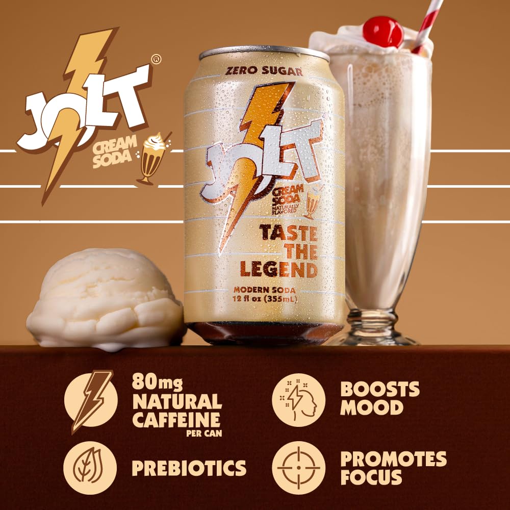 その他 CREAM SODA Amazon.com : JOLT Modern Soda - Cream Soda, Zero Sugar, 80mg